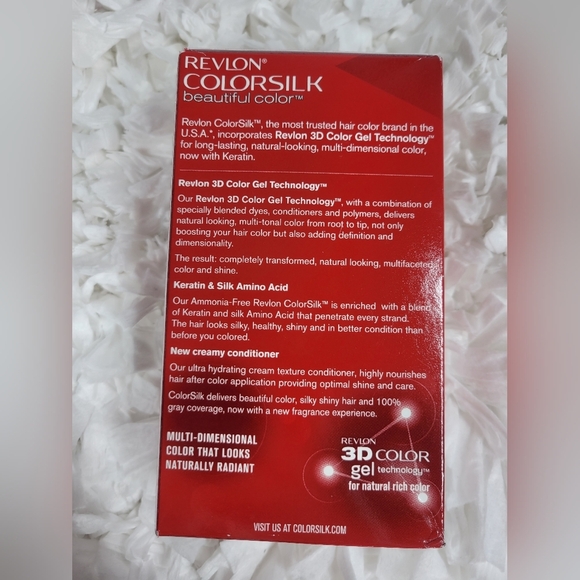 NIB Revlon ColorSilk Ammonia-Free Permanent Hair Color 54 Light Golden Brown - Picture 2 of 2